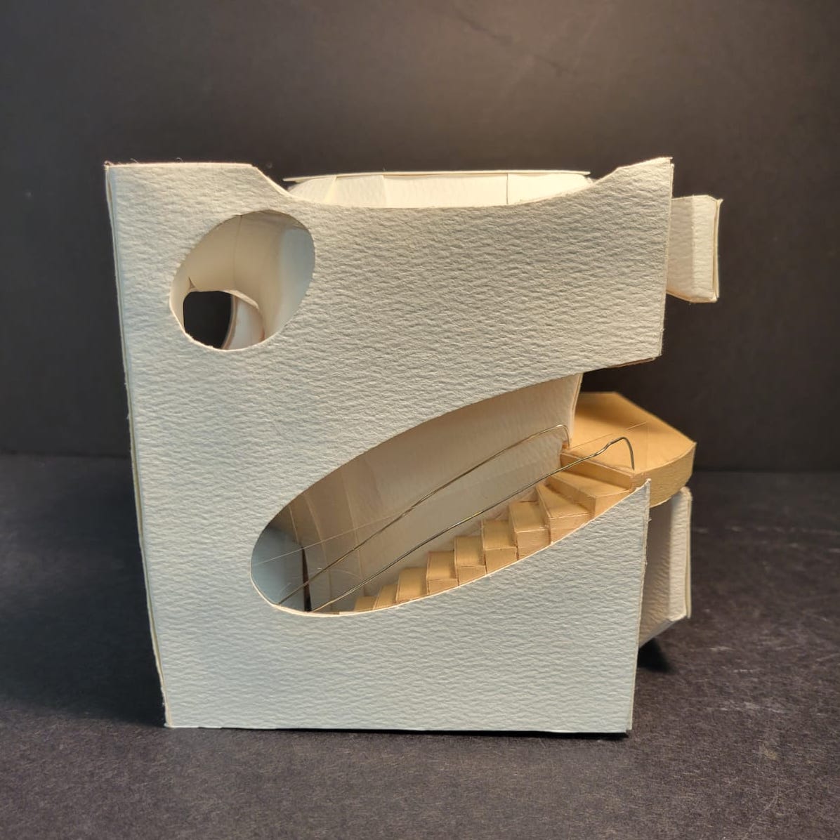 Model making right elevation