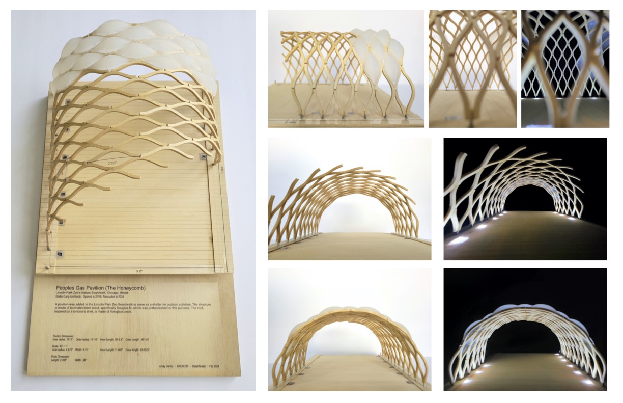 gallery of images of a model pavilion